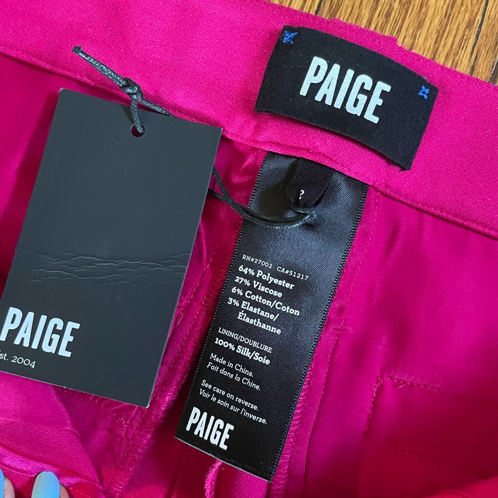 Paige fuchsia crop trousers - Picture 11 of 13